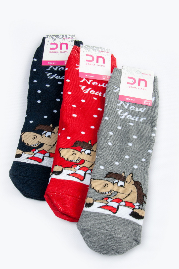 Шкарпетки жіночі махрові